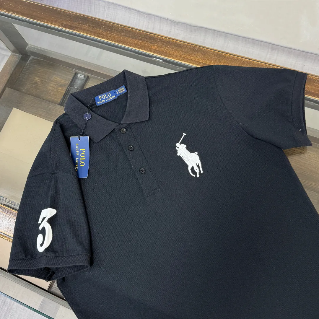 C🌟Polo Ralph Lauren/ 2026 New Arrival polo ～ ✅ Same Style～ ， ！ ， ！ ！ ， ， ， ， 👍 ：Black White Gray Royal Blue Red Size：M L XL XXL 3XL（ ！）